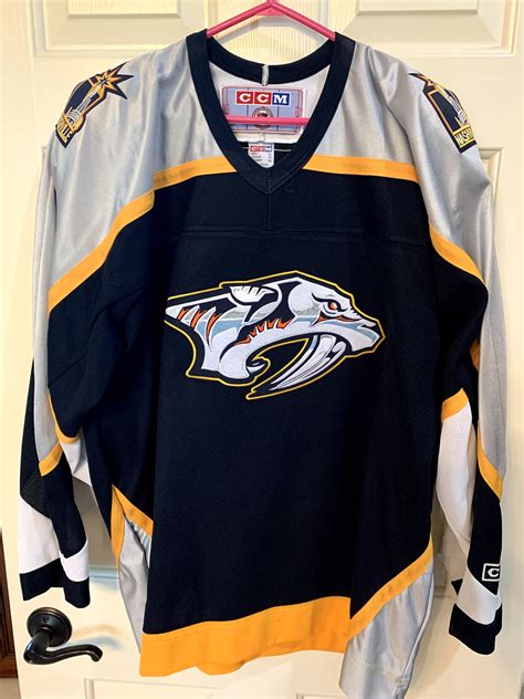 NHL Nashville Predators Inaugural Season Jersey | SidelineSwap