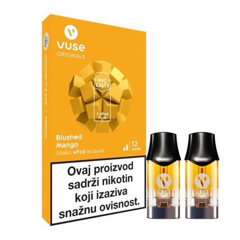 Vuse Epod 2 Blushed Mango Vuse Epod E Cigarete