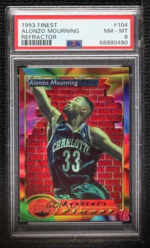 1993 94 Topps Finest Refractor 104 Alonzo Mourning For Sale Online