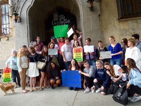 Tenants Protest Their Evictions at Historic Hollywood Villa Carlotta