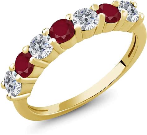 Amazon.com: ruby anniversary ring