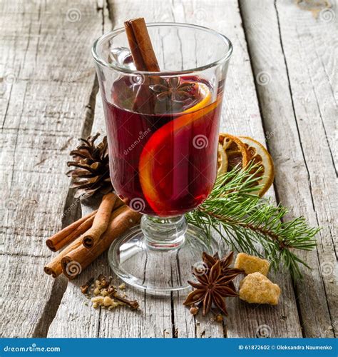 Mulled Wine And Ingredients Stock Photo Image Of Delicious