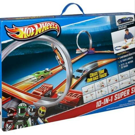 Jual Hot Wheels Track 10 In 1 Super Set 2 Booster 2 Loop 10 Bentuk Sirkuit Shopee Indonesia