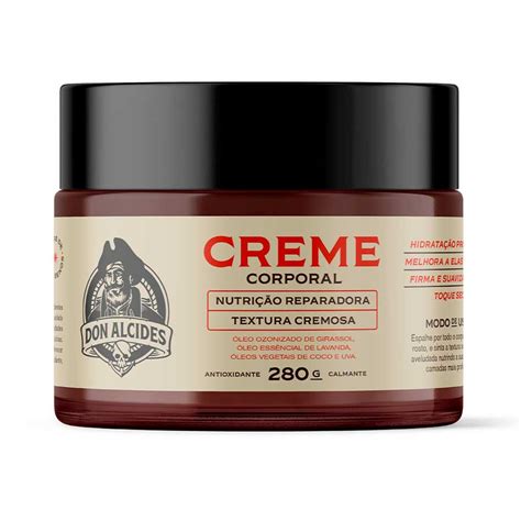 Melhor Creme Corporal Masculino - Creme Corporal Masculino Amadeirado Hidratante Firmador 280g Don ...