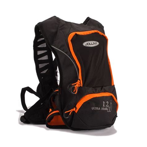 Joluvi Mochila Hidrataci N Ultra Trail Negro Coral