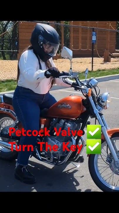 Gf starting the bike by herself! #independent #girlpower #bikergirl #
