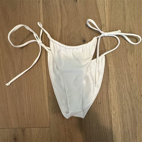 Glassons Women S White Bikini And Tankini Bottoms Depop