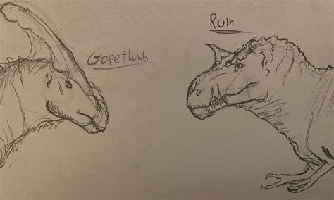 Character Sketches 8 Hybrid Dinosaurs By Kranos204 On Deviantart