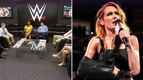 WWE official needs a drink after Becky Lynch gets blindsided on RAW