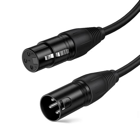 Buy Cablecreation Ft Xlr Microphone Cable Xlr Male To Female Pin