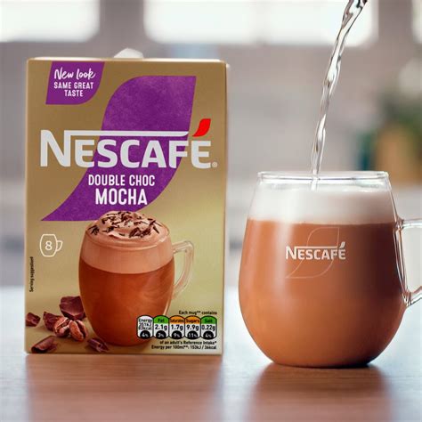 Nescafe Gold Double Choca Mocha Instant Coffee Sachets Per Pack