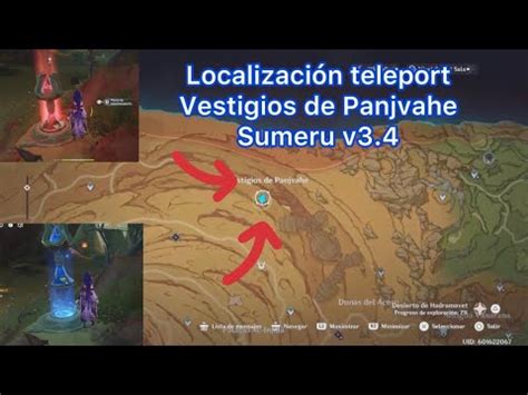 Genshin Impact Desbloquea Teleport Vestigios De Panjvahe Sumeru V