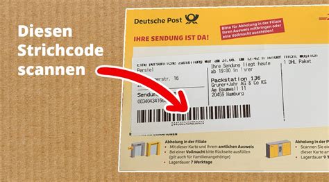 Abholung Aus Packstation Mit Benachrichtigungskarte