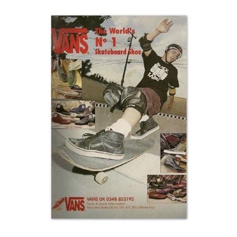 Vans Poster Limited Edition Print 90s Skateboard Poster Multiple Sizes