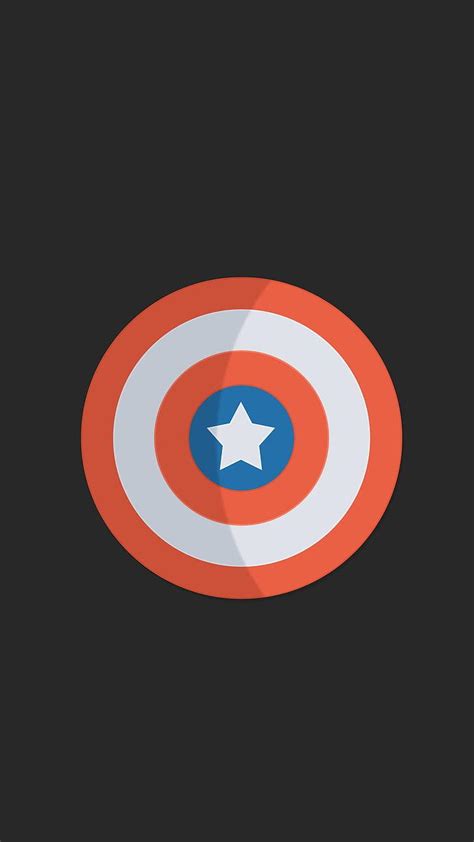 Captain America Minimal Wallpapers Wallpaper Cave