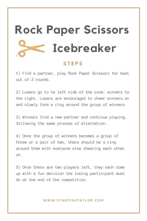 Instructions for rock paper scissors - asrposloan