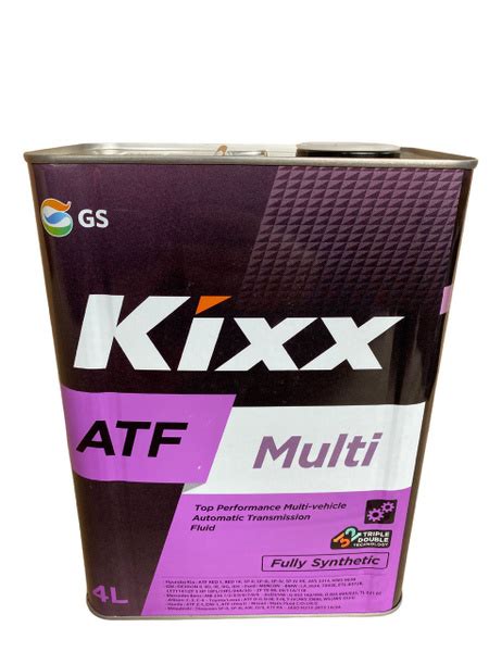 Масло трансмиссионное для акпп синтетическое KIXX ATF Multi 4л купить