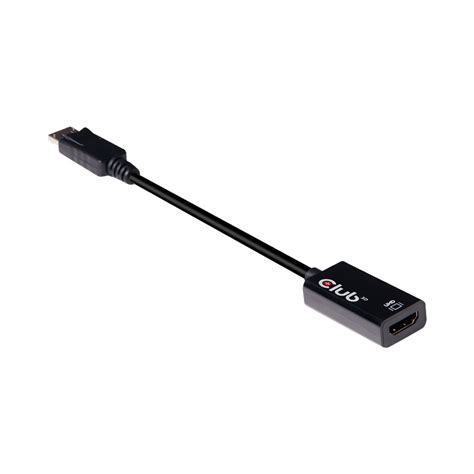 CLUB3D DISPLAYPORT 1 4 TO HDMI 2 0B HDR ACTIVE ADAPTER CAC 1080