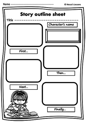 Free Story Outline Sheet Teaching Resources