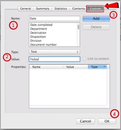 How To Add A Company Document Property Field In Word A Comprehensive