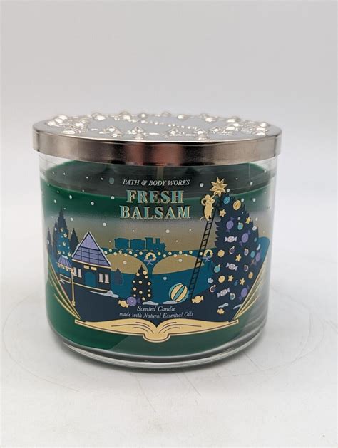 Bath Body Works Fresh Balsam 3 Wick Candle Scented Large 14 5 Oz New EBay