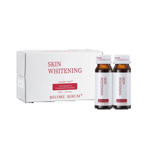 RECORESERUM Skin Whitening Radian Shot Антиоксидантный напиток против ...