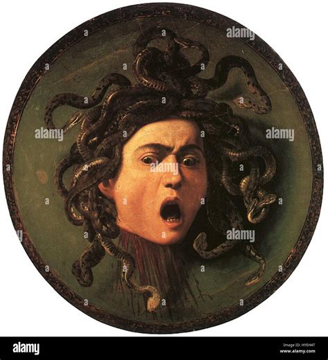 Medusa By Caravaggio 2 Stock Photo Alamy