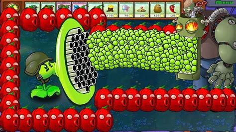 Gatling Pea Attack Superposition Vs Dr Zomboss Vs 99 Giga Gargantuar Plants Vs Zombies Battlez