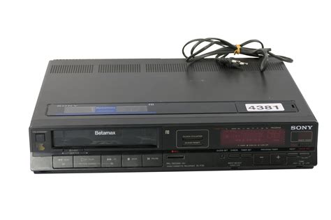 Sony SL F35 Betamax Videorecorder Extremely Rare LAST EU BETA