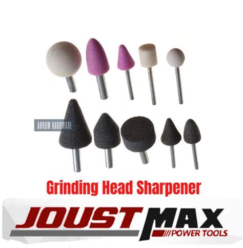 pcs abrasive stone point grinding head drill bit sharpener wheel