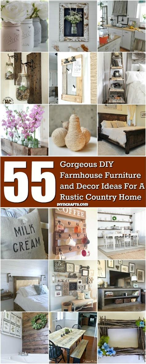 55 Gorgeous DIY Farmhouse Furniture and Decor Ideas For A Rustic Country Home - DIY & Crafts