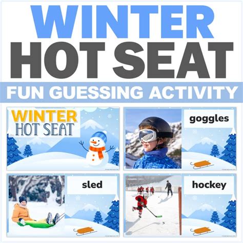 Winter Hot Seat Guessing Game Whole Class Winter Activity Digital Game