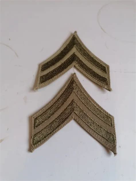 LOT DE GRADES Armee Us CAPORAL Ww2 Original EUR 8 00 PicClick FR