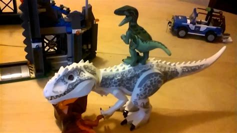 T Rex Vs Indominus Stopmotion Youtube