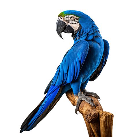 The Hyacinth Macaw Bird Flying Side View Png Transparent Image And