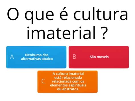 O Que é Cultura Material E Imaterial - 10