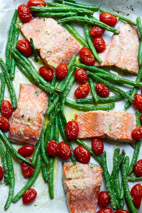 Garlic Butter Salmon Sheet Pan Meal Laptrinhx News