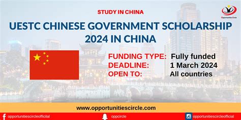 Uestc Chinese Government Scholarship 2024 In China Fully Funded