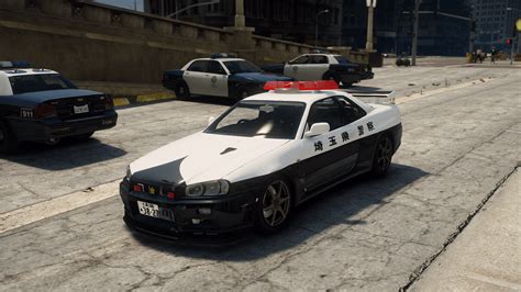 Nissan Skyline Gt R Bnr Police Gta Mods Hot Sex Picture