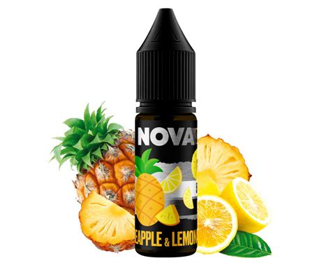 Солевая жидкость Nova Salt Pineapple Lemonade 30 мг 15 мл Лимонад и