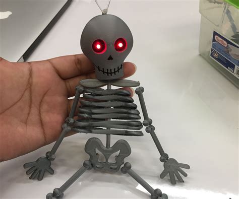 3d Printed Desktop Skeleton 4 Steps With Pictures Instructables