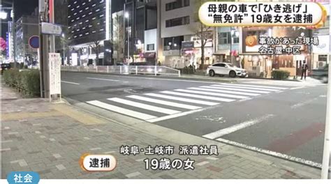 無免許で母親の乗用車を運転男性はねてケガさせ逃走か 19歳女を逮捕「警察に捕まると思って逃げた」 News Everyday