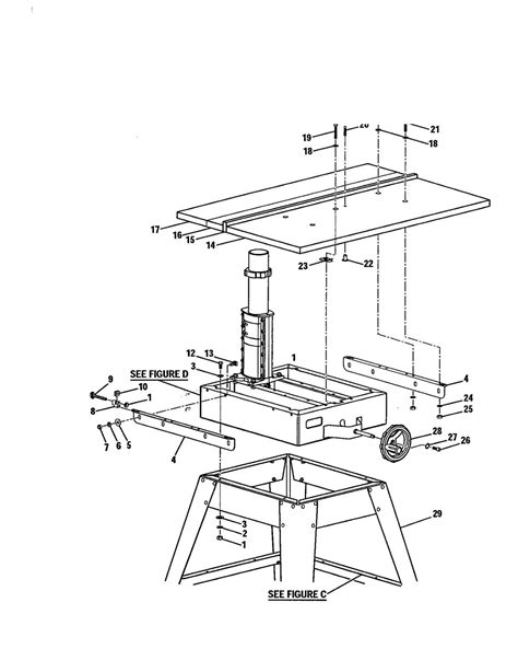 Visual Guide To Craftsman Table Saw Parts