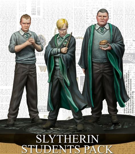 Harry Potter Miniatures Adventure Game Slytherin Students Pack War