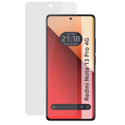 Protector Pantalla Hidrogel Mate Antihuellas Para Xiaomi Redmi Note 13