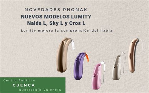 Phonak amplía la gama Lumity con sus nuevos modelo Naida L Cros L y