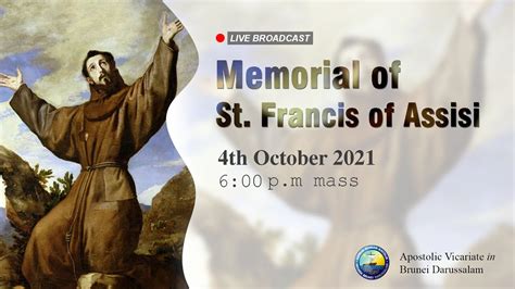 Monday Mass Memorial Of St Francis Of Assisi YouTube