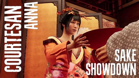 Sake Showdown Courtesan Anna Like A Dragon Ishin Youtube