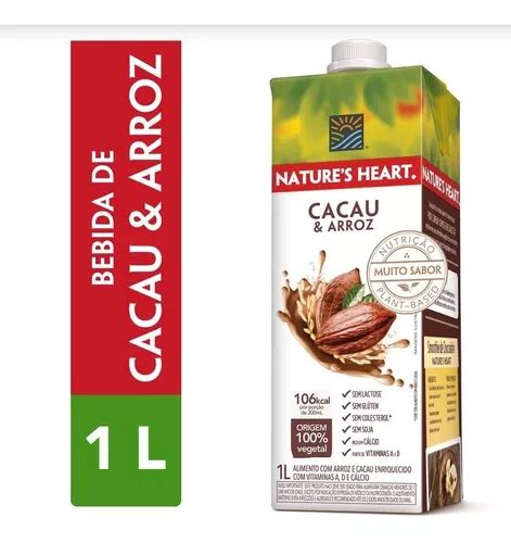 Kit 2 Bebida Vegetal Natures Heart Cacau Arroz 1l Nestlé Mercadolivre