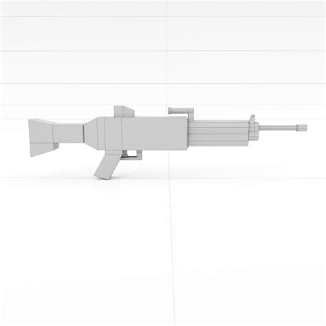 3D Heckler Koch MG4 Light Machine Gun Model - TurboSquid 1992576